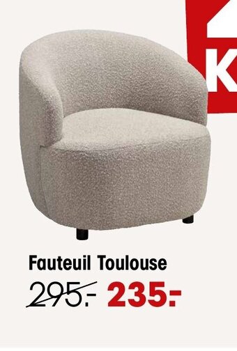 Kwantum Fauteuil Toulouse aanbieding