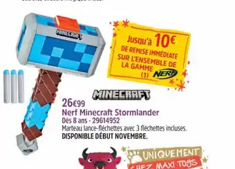 Nerf Minecraft Stormlander Des 8 ans - 29614952