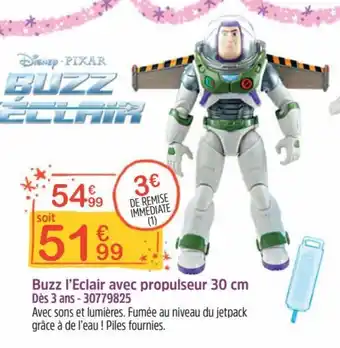 Maxi Toys Buzz l'Eclair avec Propulseur 30 cm Des 3 ans - 30779825 aanbieding
