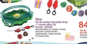 Maxi Toys Set de Combat Interstellar Drop + 1 Starter Offert - 32072059 aanbieding