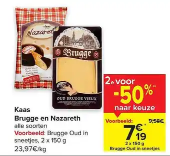 Kaas brugge en nazareth