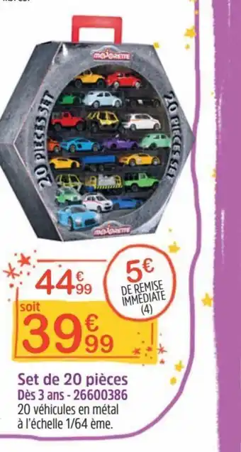 Maxi Toys Set de 20 Pieces - 26600386 aanbieding