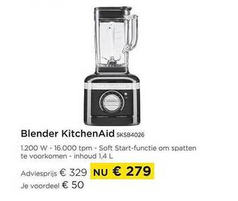 Molecule Blender kitchenaid aanbieding