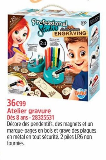 Atelier gravure des 8 ans - 28325531