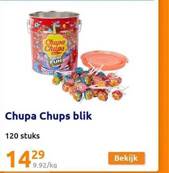 Action Chupa chups blik aanbieding