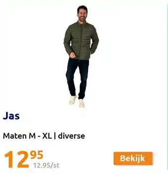 Action Jas m-xl aanbieding