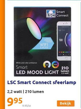 Action Lsc smart connect sfeerlamp aanbieding