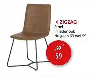 Weba Zigzag stoel aanbieding