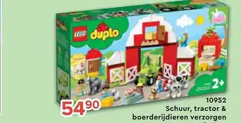 Euroshop Schuur tractor & boederijdieren verzorgen aanbieding