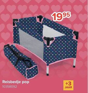 Euroshop Reisbedje pop aanbieding