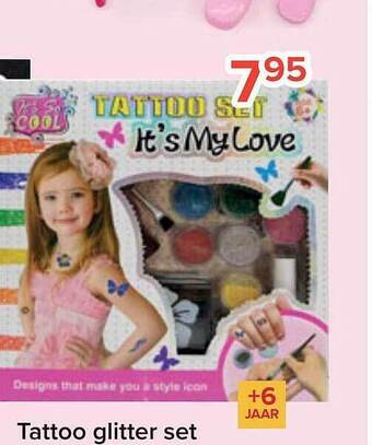 Euroshop Tattoo glitter set aanbieding