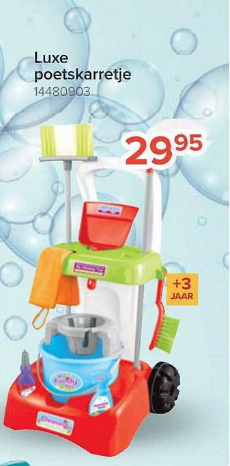 Euroshop Luxe poetskarretje aanbieding