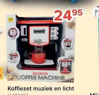 Koffiezet muziel en licht