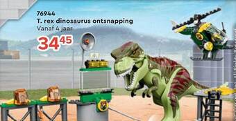 76944 t. rex dinosaurus ontsnapping