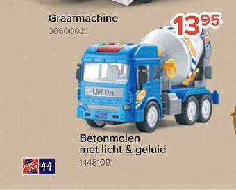 Euroshop Betonmolen met licht & geluid aanbieding