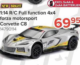 1:14 r-c full function 4x4 forza motorsport corvette c8