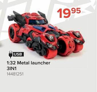 1.32 metal launcher 3in1
