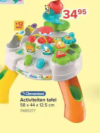 Euroshop Clementoni activiteiten tafel 58x44x12.5 cm aanbieding