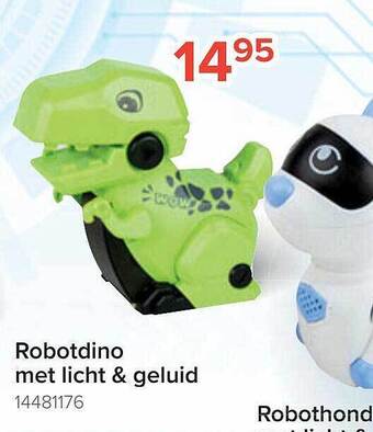 Euroshop Robotdino met licht & geluid aanbieding