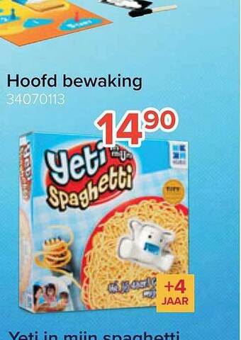 Yeti in mijn spaghetti