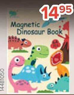 Magnetic dinosaur book