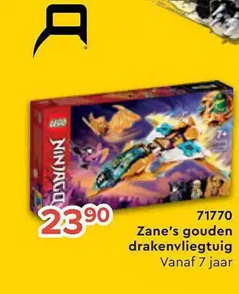 Zane's gouden drakenvliegtuig