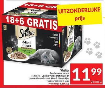 Intermarché Sheba pouches voor katten aanbieding