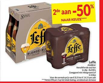 Intermarché Leffe abdijbier aanbieding