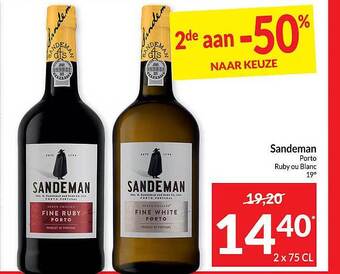 Intermarché Sandeman porto aanbieding