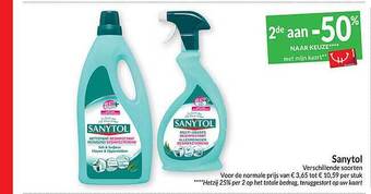 Intermarché Sanytol aanbieding