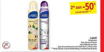 Intermarché Labell deodorant aanbieding