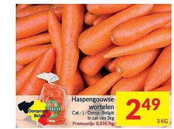 Intermarché Haspengouwse wortelen aanbieding