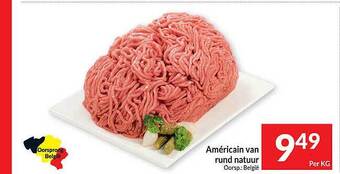 Intermarché Américain van rund natuur aanbieding