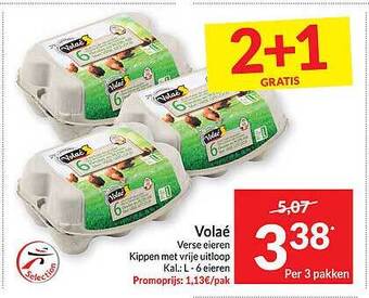 Intermarché Volaé verse eieren aanbieding