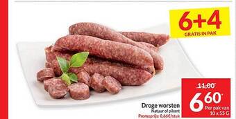 Intermarché Droge worsten aanbieding