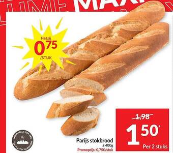 Intermarché Parijs stokbrood aanbieding