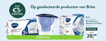 Brita Waterfilterkan Marella Cool White 2.4Liter