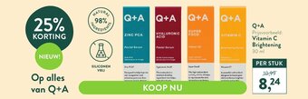 Holland & Barrett Q+A Vitamin C Brightening 30ml aanbieding