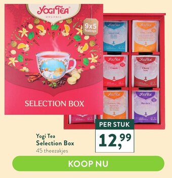 Holland & Barrett Yogi Tea Selection Box 45 Theezakjes aanbieding