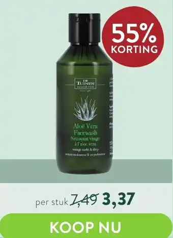 Holland & Barrett De Tuinen Aloe Vera Facewash aanbieding