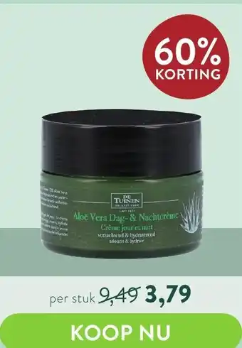 Holland & Barrett De Tuinen Aloe Vera Dag- & Nachtcreme aanbieding