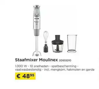 Molecule Staafmixer moulinex aanbieding
