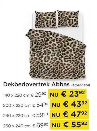 Molecule Dekbedovertrek abbas aanbieding