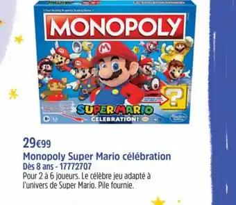 Maxi Toys Monopoly super mario celebration aanbieding