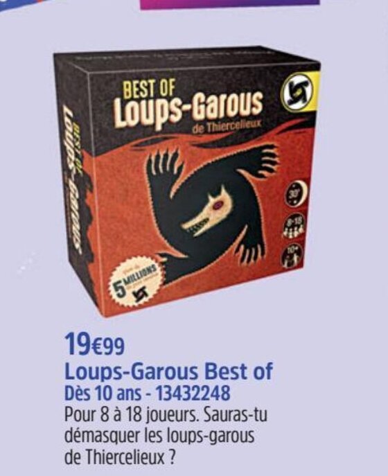 Loupsgarous best of des 10 ans promotie bij Maxi Toys