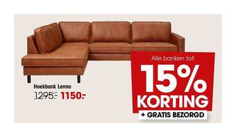 Kwantum Hoekbank lenno aanbieding