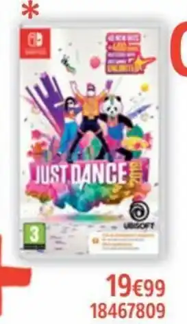 Maxi Toys Nintendo Switch just dance 2019 18467809 aanbieding