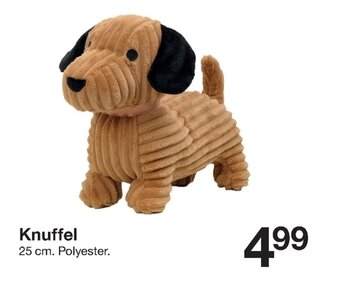 Zeeman Knuffel 25CM aanbieding