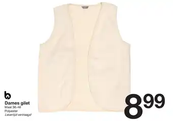 Zeeman Dames gilet maat 36-46 aanbieding