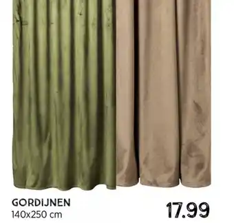 Gordijnen 140x250CM
